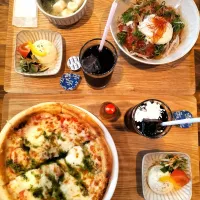 ピザとローストビーフ丼のランチ|miimiさん