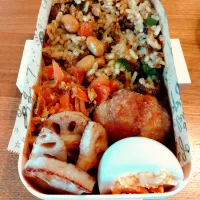 カレーチャーハン弁当|めぐさん