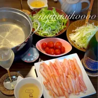 かにしゃぶ〜🦀🍲✨️|マイコさん
