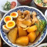 大根と鶏手羽元の煮物|シフォンさん