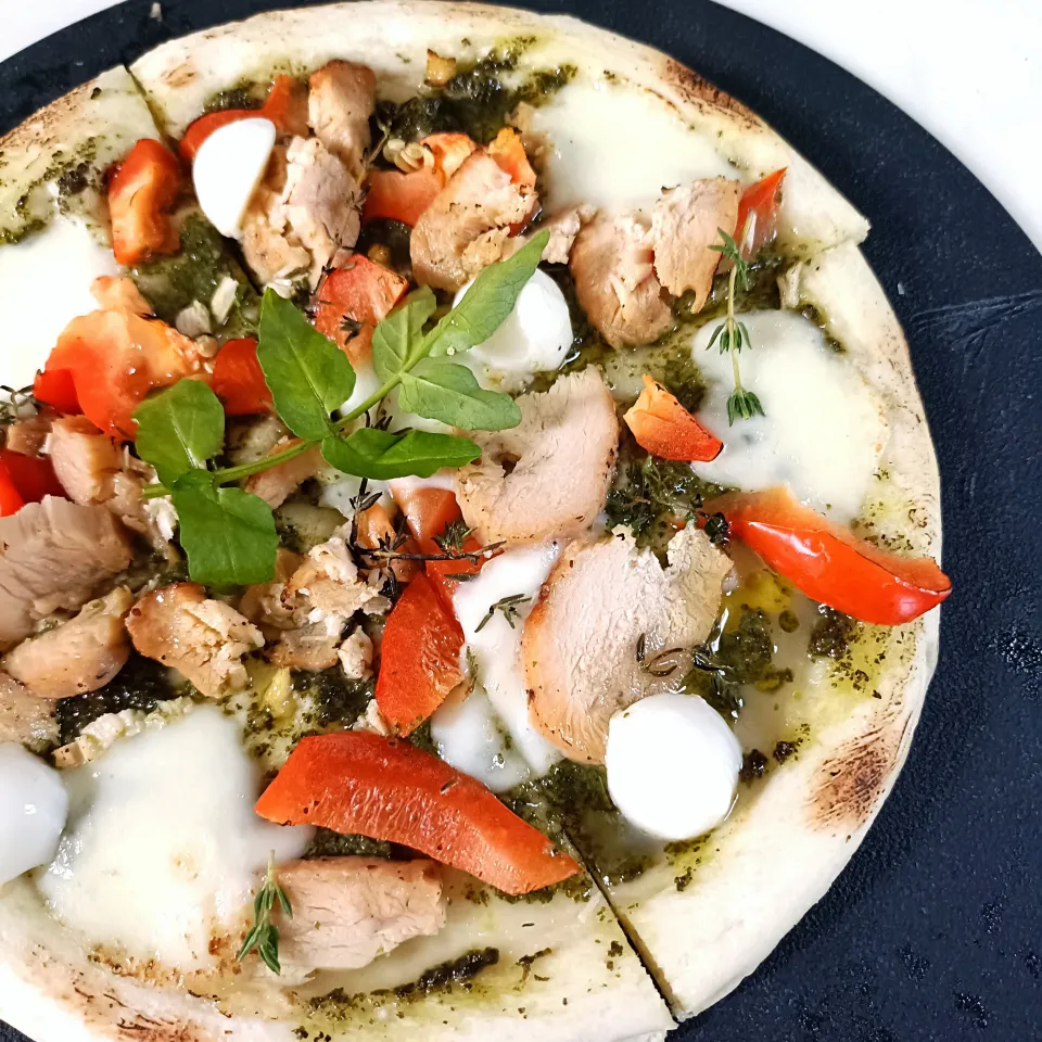 大葉のジェノベーゼピザ|ファンメイ🌺さん