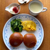本日の朝食|つわぶきさん