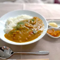機内食のカレー