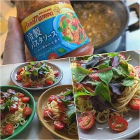 【カゴメ アンナマンマ】で冷製パスタを作ったよ|えびフライさん
