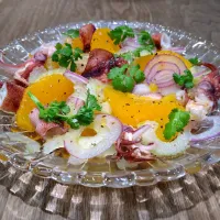 やりいかとデコポンのセビーチェ|古尾谷りかこさん