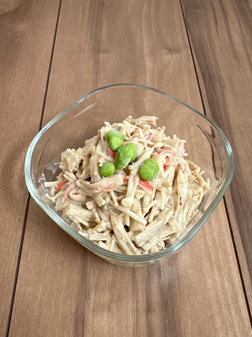 えのきとカニカマのマヨポン和え|桃さん