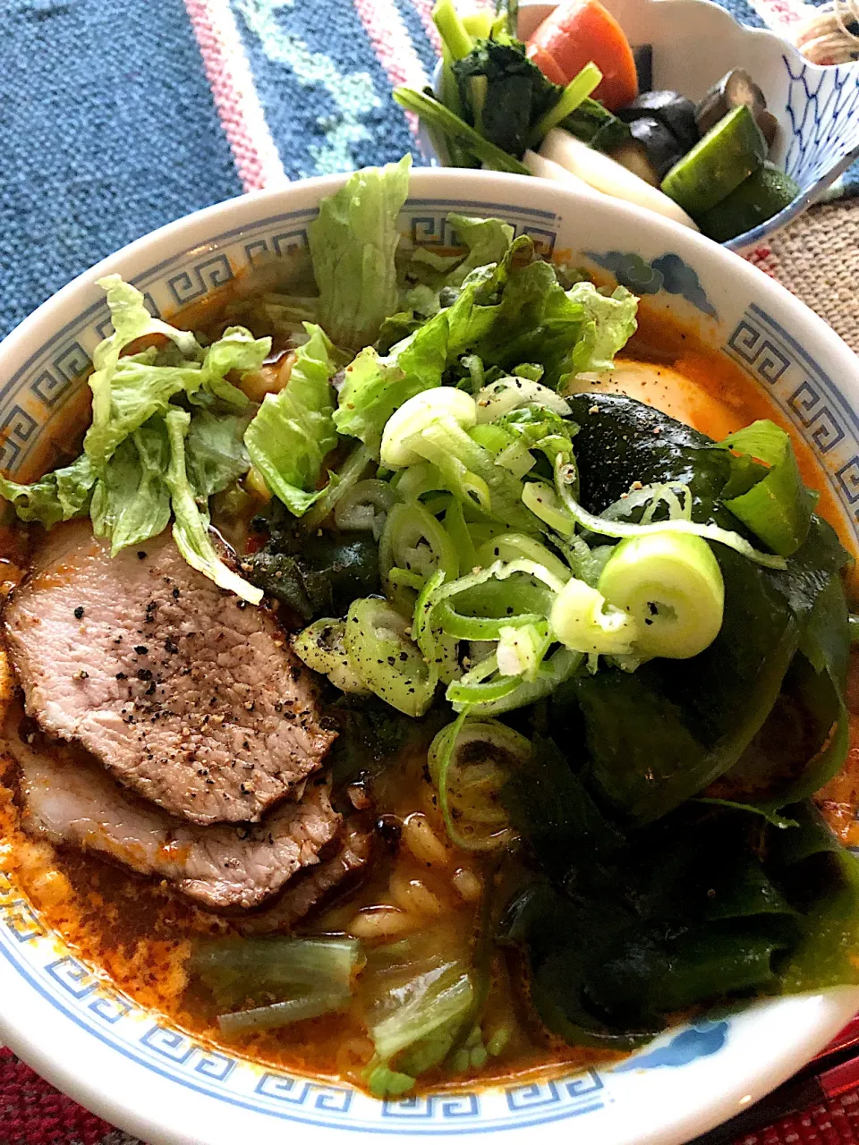 手作りチャーシューで辛ラーメン🌶️💥|Tina Tomoko😋さん