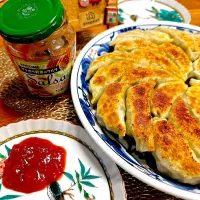 サルサでいただく夏の手作り餃子|Blueberry🫐さん