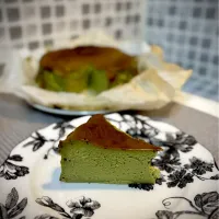 抹茶のチーズケーキ