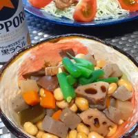 五目豆～✴️隠し味はお味噌👌