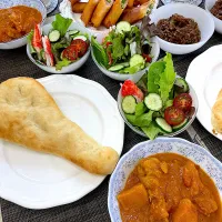 バターチキンカレーの献立|シフォンさん