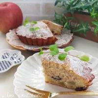 りんご🍎とレーズン🍇のアーモンドクーヘン😋|あみさん