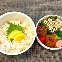 高校生息子のお弁当🍱 高山名物けいちゃんとミンチカツ弁当🍱|Snow10さん