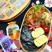 6/2 ツナマヨ海苔唐揚弁当|JUNe28さん