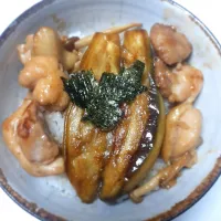 なすと鶏肉の蒲焼き丼|Megumi Hamasakiさん