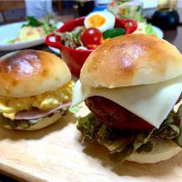 ハンバーガー弁当🍔|がおりんさん