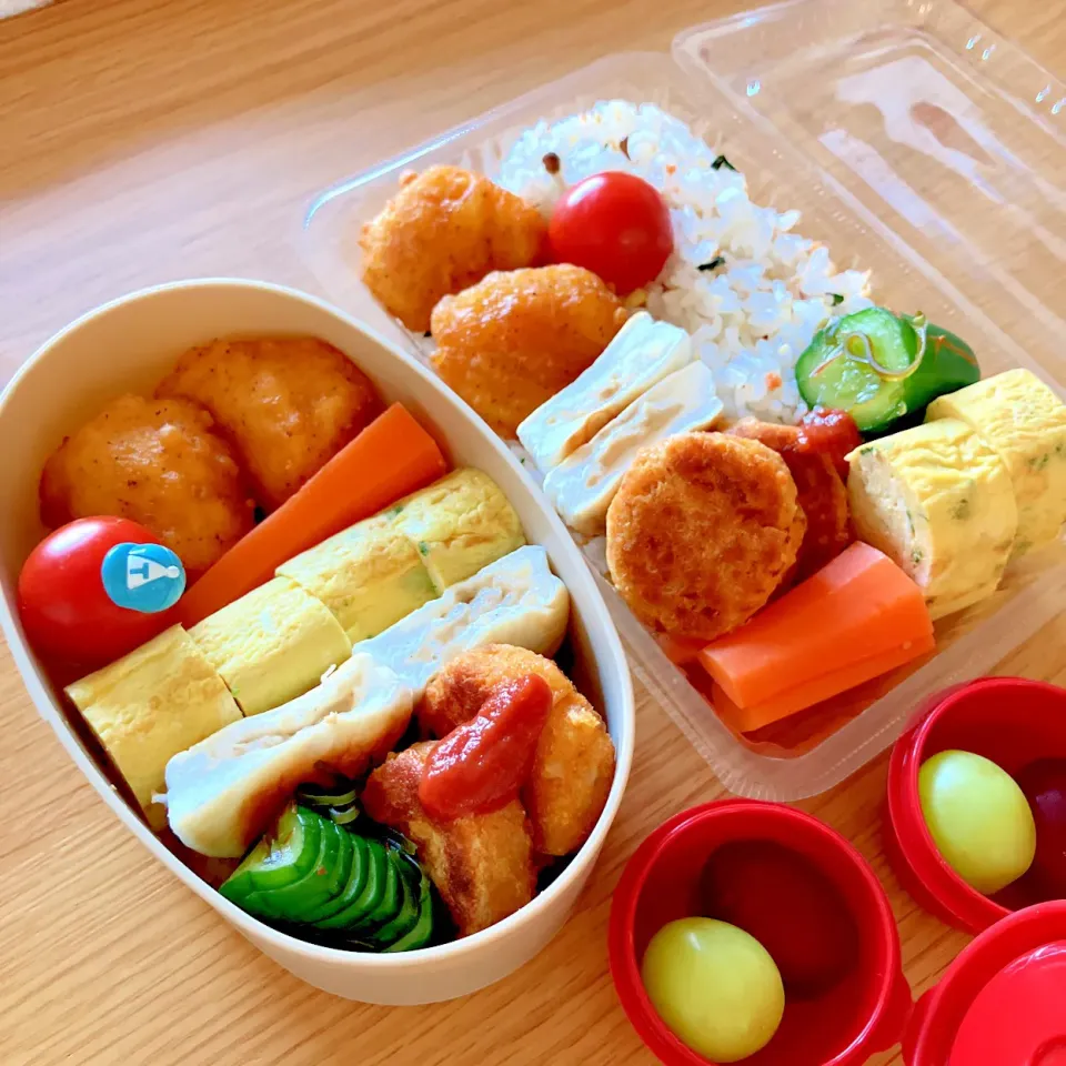夫と次女のお弁当🍱🍙|シズソラさん