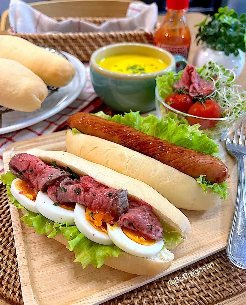 ローストビーフサンド＆ホットドッグ🌭|ラゴさん。さん