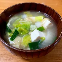 ＊白菜のお味噌汁🥬＊|＊抹茶＊さん