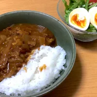 新玉ねぎと牛肉のカレー|さおりさん