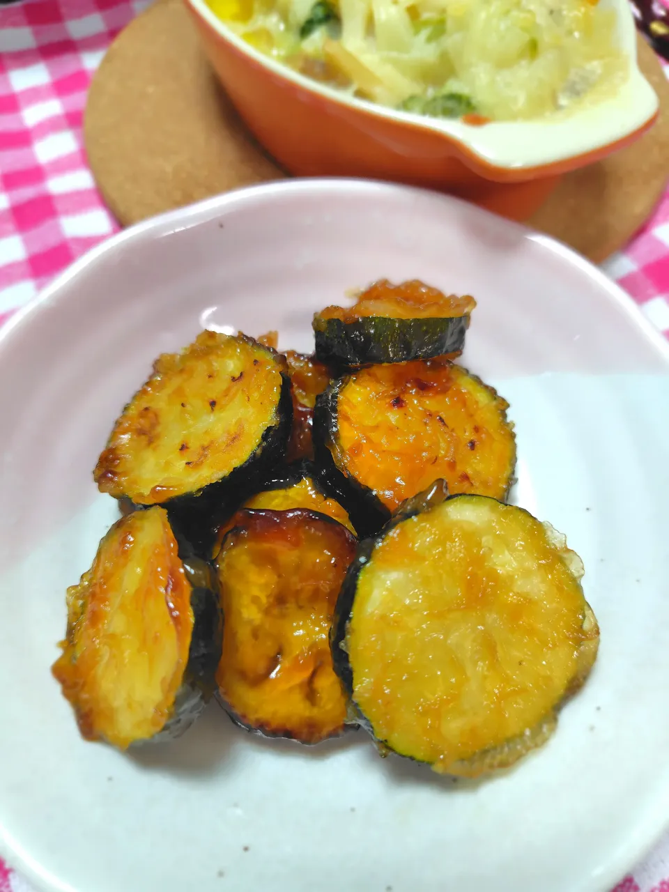 ナスとズッキーニの甘酢照り焼き|藤さんちのごはんさん