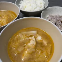 キャベツ鶏肉スープ|くるみさん