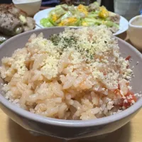 トマトの炊き込みご飯|ハルのただ飯さん