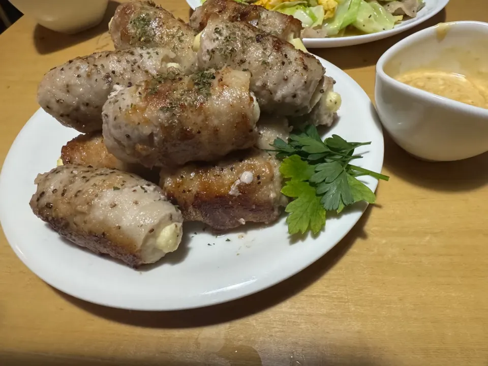 チーズちくわの肉巻き|ハルのただ飯さん