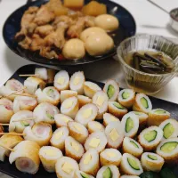 竹輪祭り＋手羽元煮|fjnさん