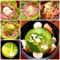 Stuffed cabbage dome♨️手抜きﾛｰﾙｷｬﾍﾞﾂﾄﾞｰﾑ|🌈Ami🍻さん