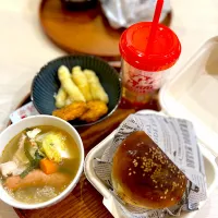 ハンバーガー🍔セット|こりなさん