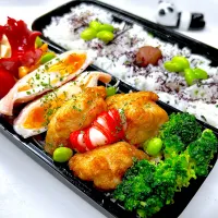 今日の弟のお弁当🍱です|パンダ🐼🐼パンダさん