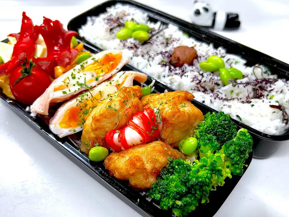 今日の弟のお弁当🍱です|パンダ🐼🐼パンダさん
