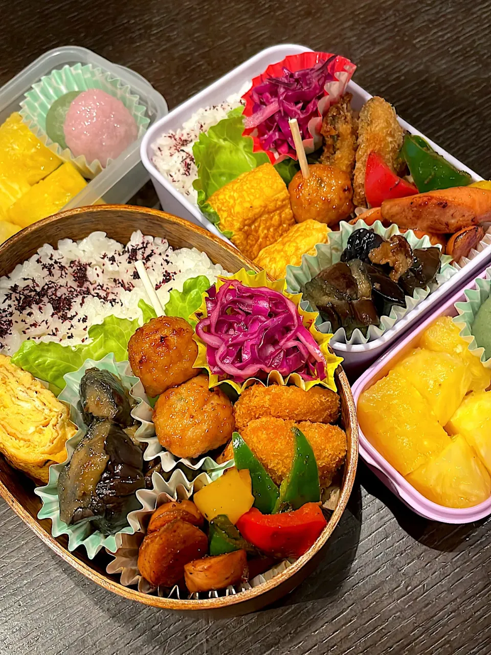 アジフライ🐟と彩り野菜弁当|雑草シェリーさん