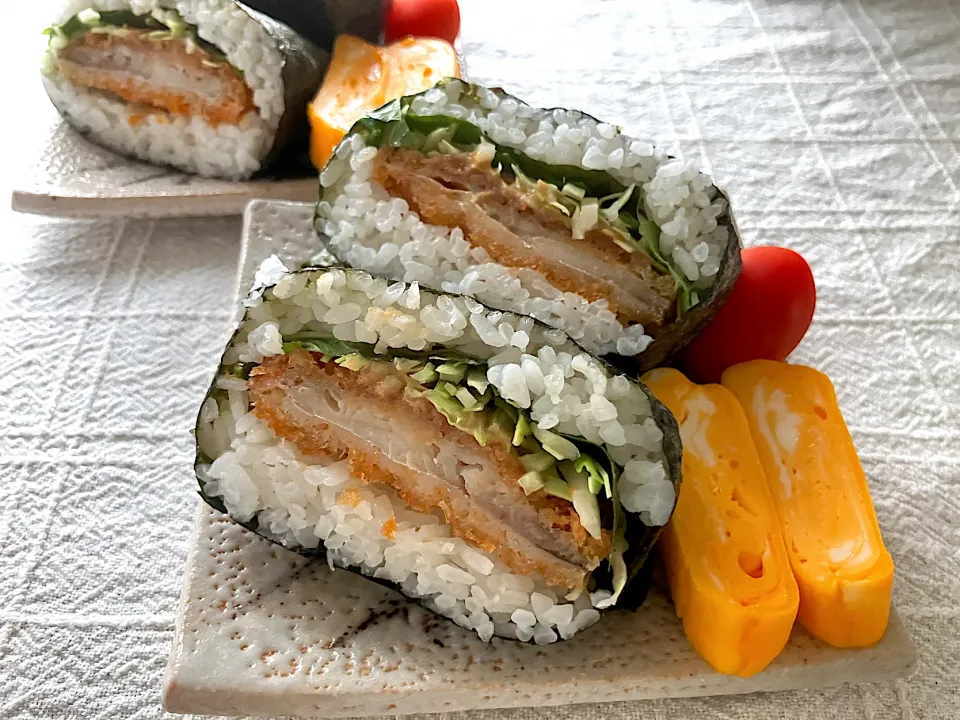 ＊鯵フライおにぎらず🍙🐟🌿＊|＊抹茶＊さん