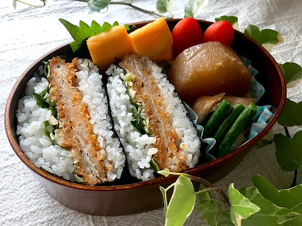 ＊0036.鯵フライおにぎらず🍙🐟🌿娘ちゃんの高校生弁当🍱＊|＊抹茶＊さん