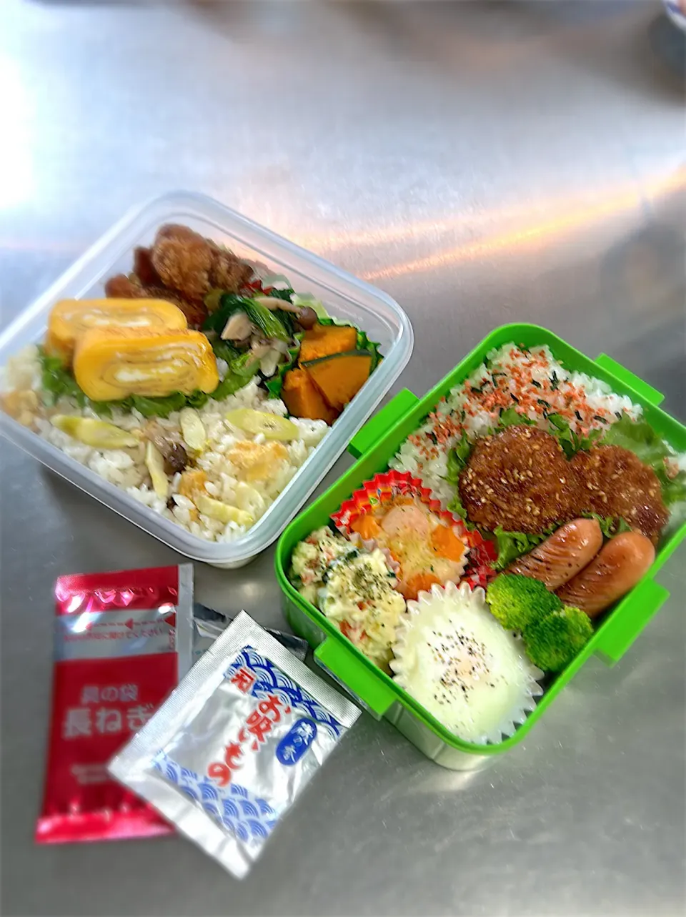 R7.6/3 𝚃𝚞𝚎.  ·͜·♡筍ご飯&チーズチキンカツ弁当👨🏻‍🍳|hamakoさん