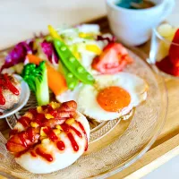 米粉deウィンナーパンのlunch|M⭐︎さん