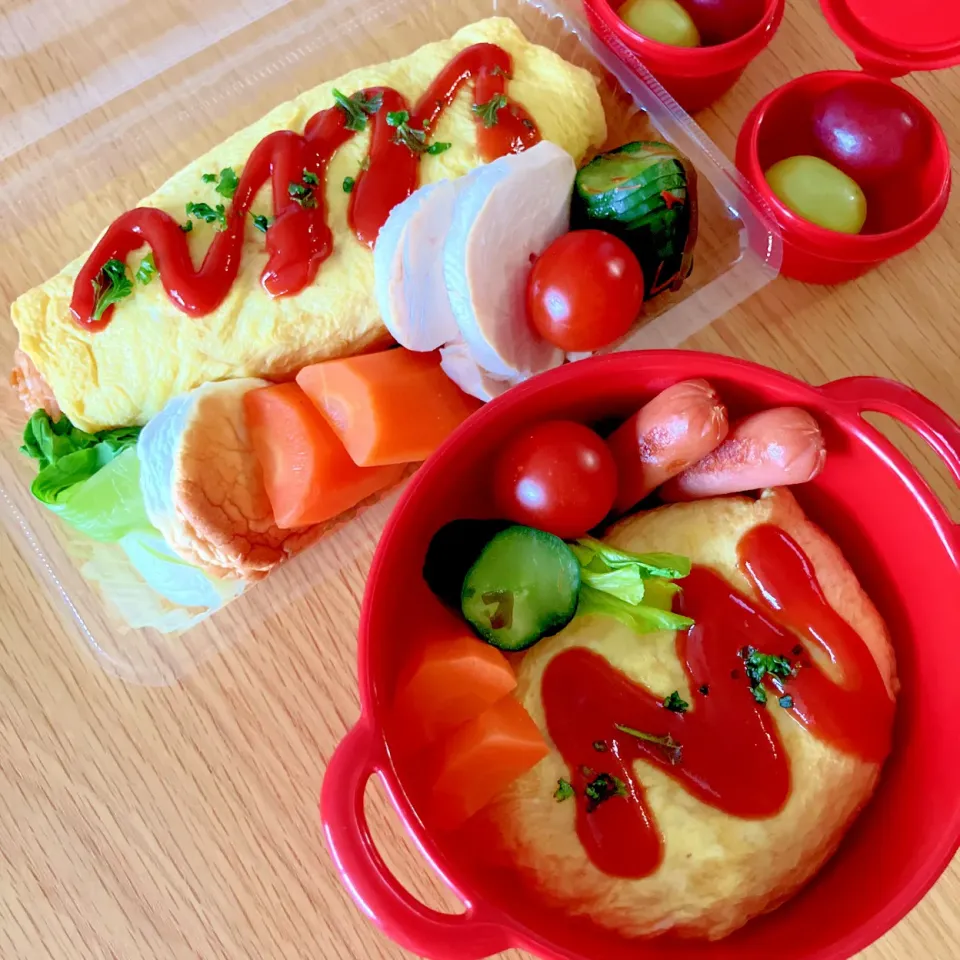 夫と次女のお弁当🍱🍙|シズソラさん