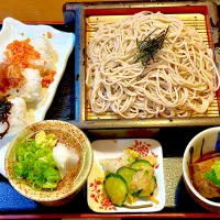 ざる蕎麦セット|にゃあ（芸名）さん