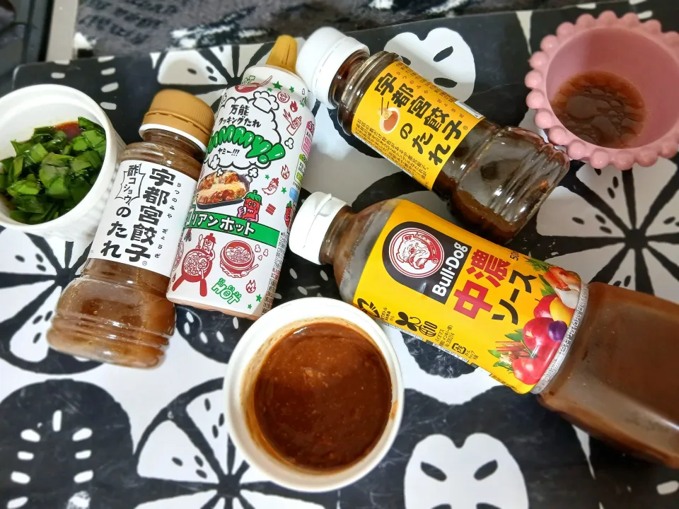 お好み焼きに使ったタレたちｄ(*｀･(エ)･´*)ｂ✨|ぽんすけさん