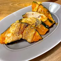 かぼちゃの肉巻き|meronさん
