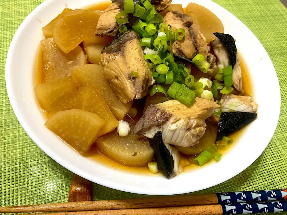 味が染み染みブリ大根|単身赴任のっちさん
