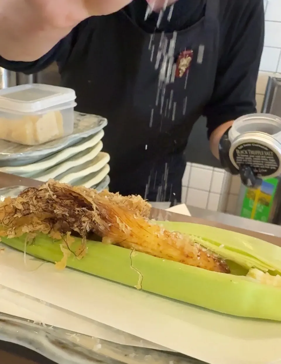 ヒゲ付きヤングコーン🌽トリュフ塩|ゆかりさん