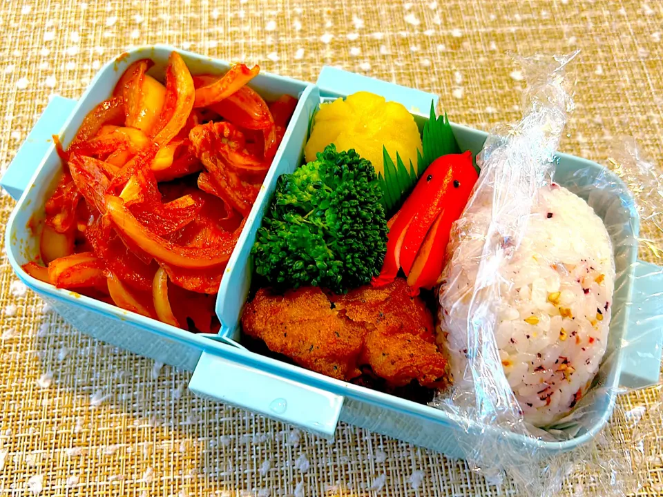 ポークケチャップ弁当|ともえもんさん