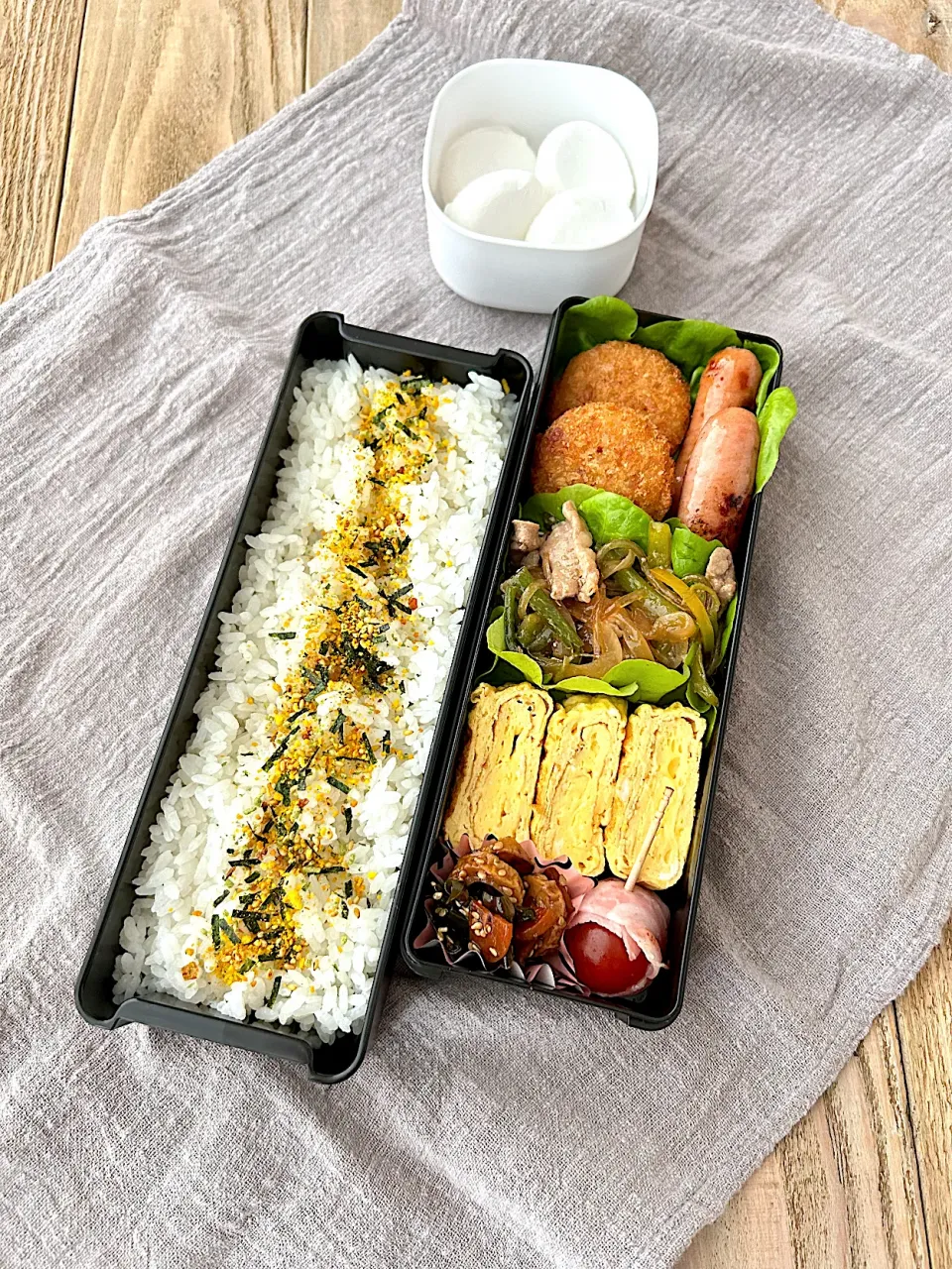 ポテトコロッケ＆チャプチェ弁当🍱|nonoさん