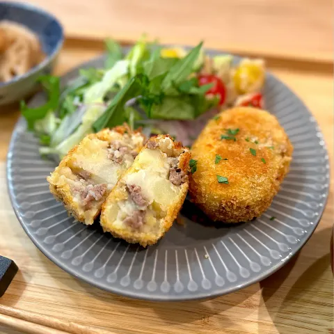 「CRAFT MISO 生糀 650g」を使ってみたSnapdishの料理・レシピ写真:甘辛肉味噌コロッケ