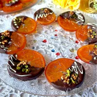 とんちんの料理 🍊オランジェット🧡🖤今年も作りました