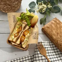 高校生男子お弁当🥪|AKUBI*:ஐ(●˘͈ ᵕ˘͈)さん