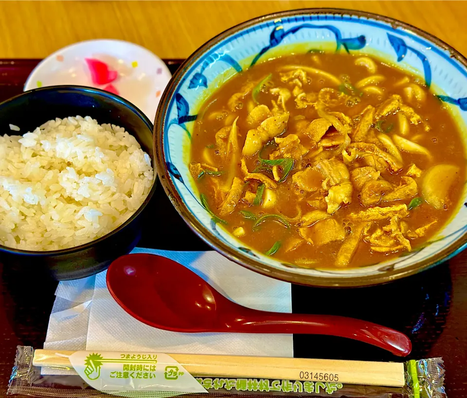 カレーうどん定食|にゃあ（芸名）さん